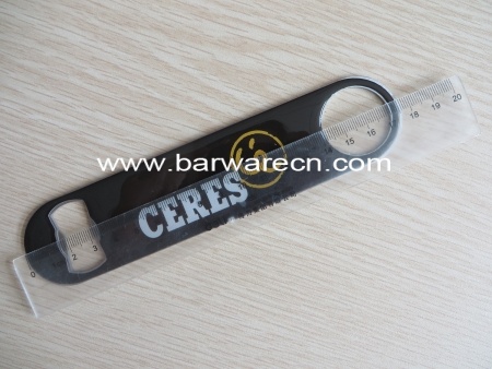 abridor de garrafas personalizado da barra do metal com logotipo da cola Epoxy 