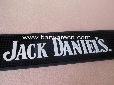 jack pvc preto daniels tapete de serviço de bar 