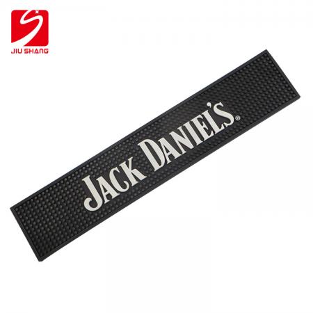 jack pvc preto daniels tapete de serviço de bar 