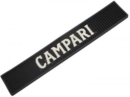 marca logotipo personalizado tamanho macio pvc bar mat 