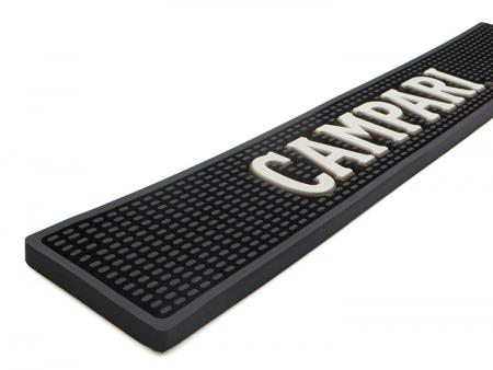 marca logotipo personalizado tamanho macio pvc bar mat 