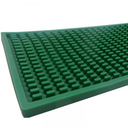 Verde durável pvc cerveja gotejamento bar mat 