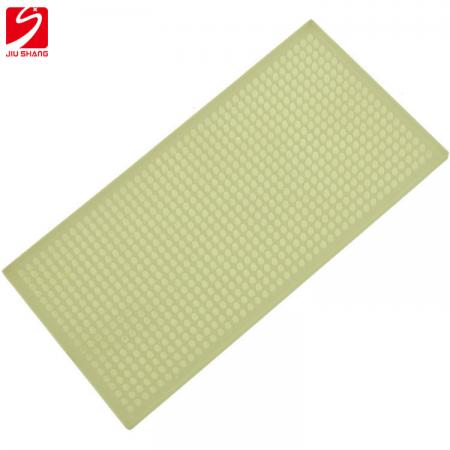 retângulo transparente brilhante pvc bar runner 