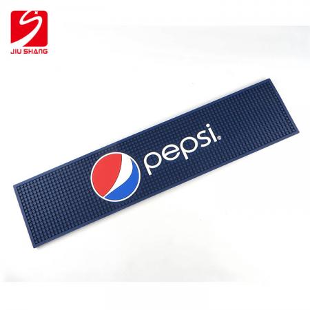 pepsi cocktail bartender bar mat azul e preto 