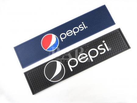 pepsi cocktail bartender bar mat azul e preto 