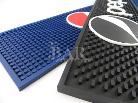 pepsi cocktail bartender bar mat azul e preto 