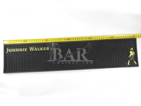 johnnie walker cerveja rótulo bar runner slip pvc barra mat 