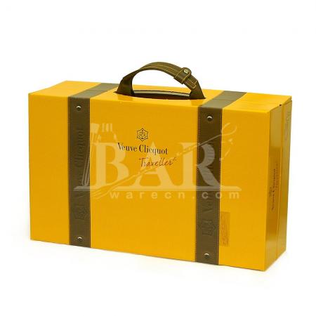 veuve clicquot eva duro champanhe portador tote carregando bolsa de shell 