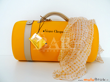 veuve clicquot eva duro champanhe portador tote carregando bolsa de shell 