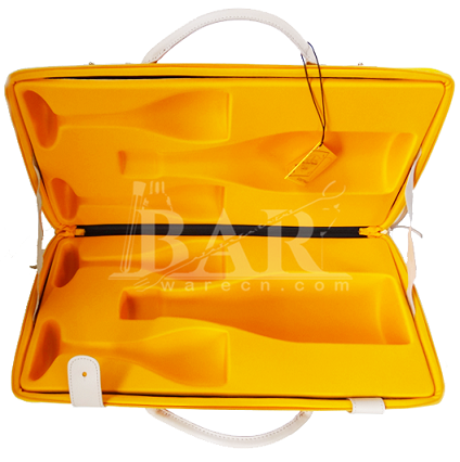 veuve clicquot eva duro champanhe portador tote carregando bolsa de shell 