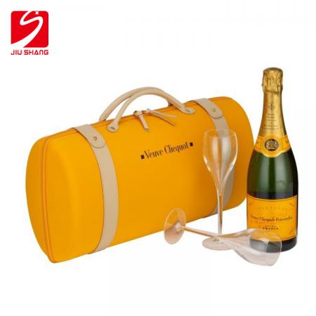 veuve clicquot eva duro champanhe portador tote carregando bolsa de shell 