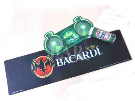 novo design de borracha macia jagermeister beer bar mat 