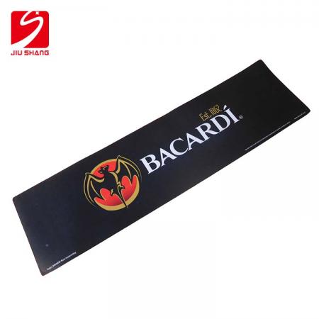 novo design de borracha macia jagermeister beer bar mat 