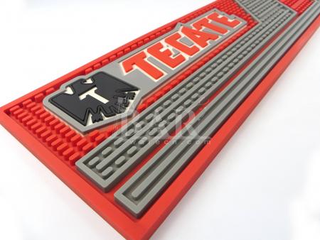 tecate cerveja rótulo bar corredor qualidade pvc bar mat 