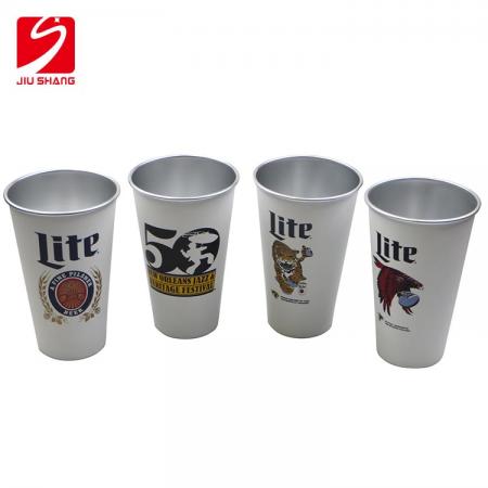 Miller lite retro branco estádio copo ao ar livre copo tumbler 