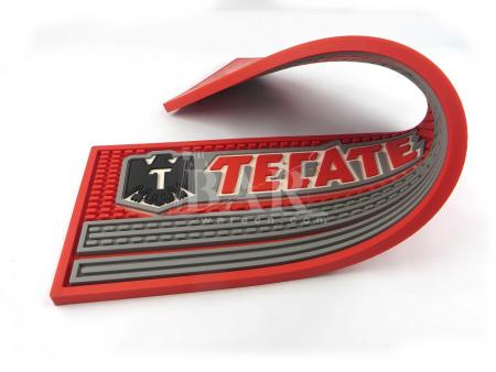 tecate cerveja rótulo bar corredor qualidade pvc bar mat 