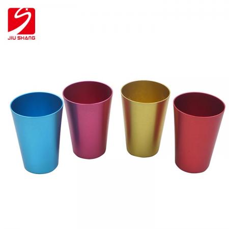 copos de alumínio anodizado metálicos multi-cor tumblers 