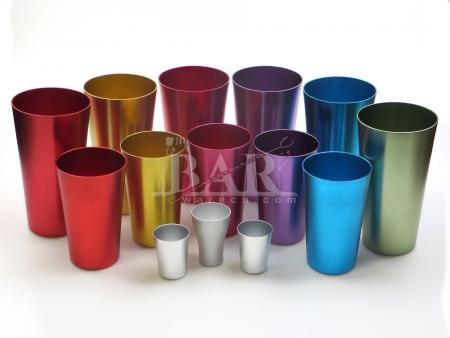 copos vintage anodizado metal tumblers assorted 