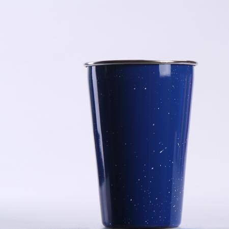 única camada de friso de aço inoxidável 304 chapeado caneca de cerveja mágica 