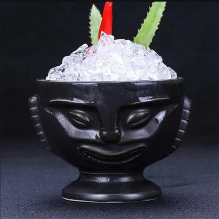 diskon bar de cocktails retrô havaí tiki totem caneca gelas - 