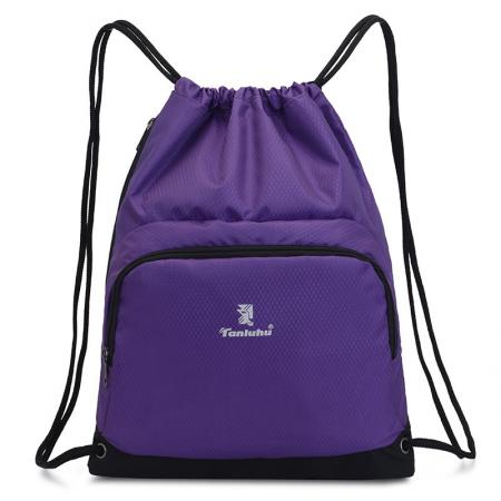 Novo feixe bolso moda homens e mulheres conveniente saco de cordão yoga fitness praia esportes armazenamento estudante treinamento mochila 