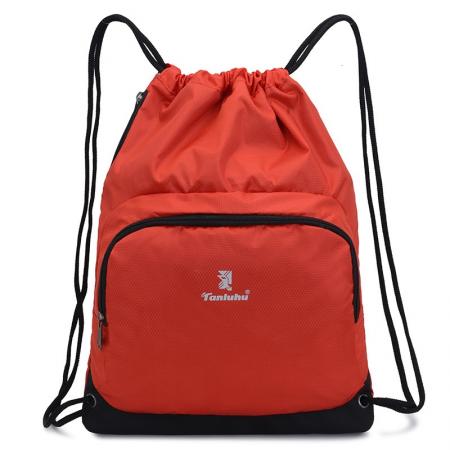 Novo feixe bolso moda homens e mulheres conveniente saco de cordão yoga fitness praia esportes armazenamento estudante treinamento mochila 